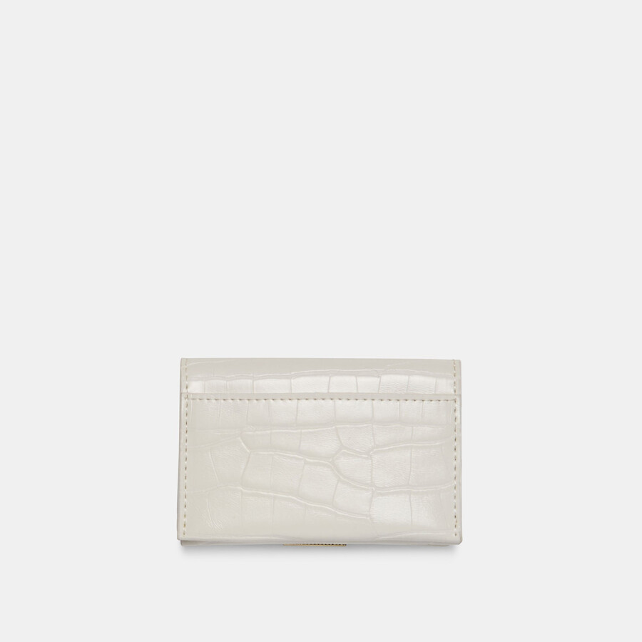 cartera mini-me stella croco blanca