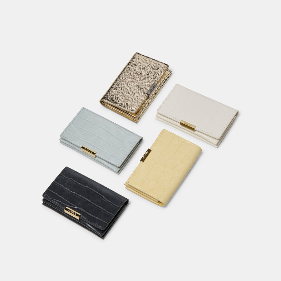 cartera mini-me stella croco blanca
