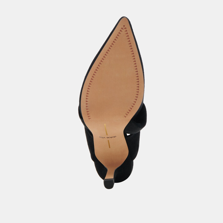 tacones kelsy de ante ónix