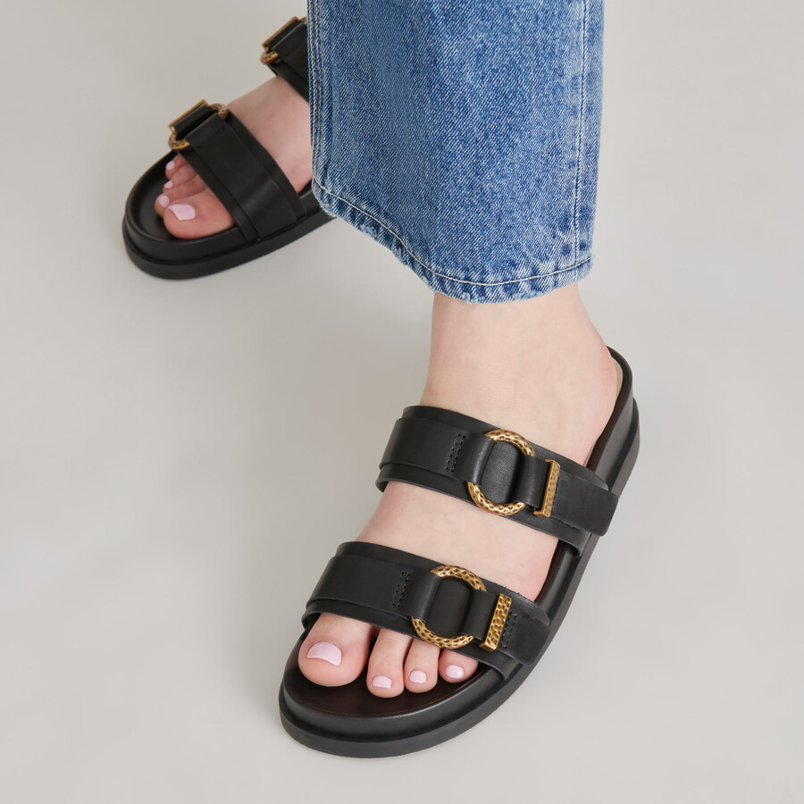 sandalias soya negra stella