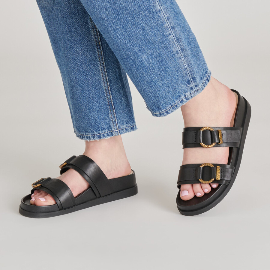 sandalias soya negra stella